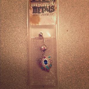 Feather Belly Button Ring