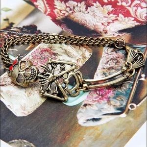Gothic Chic Skeleton Bracelet