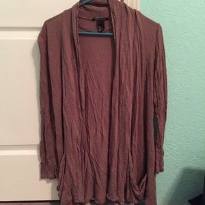 Brown cardigan