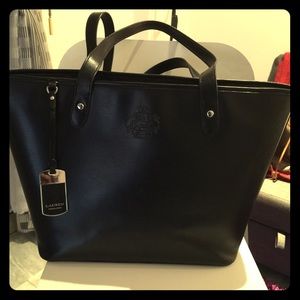 Authentic RALPH LAUREN bag- black color