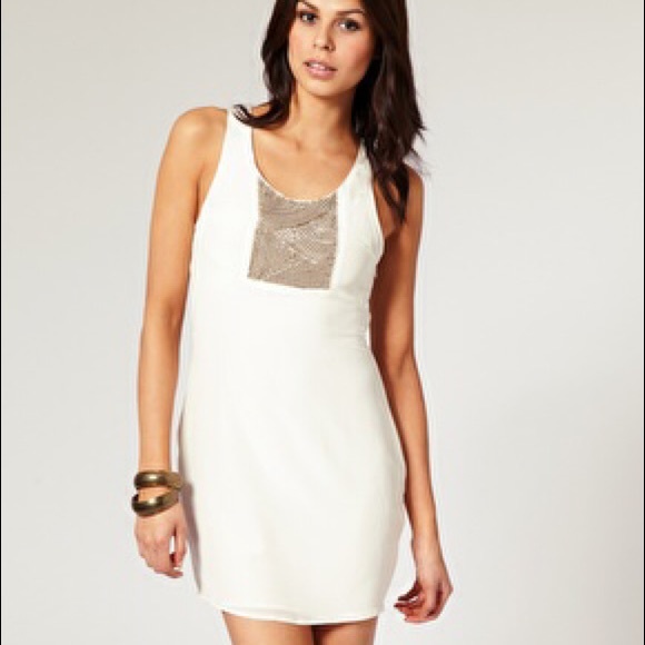 The Addison Story Embellished Silk Dress