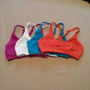 Bundle of 4 sports bras