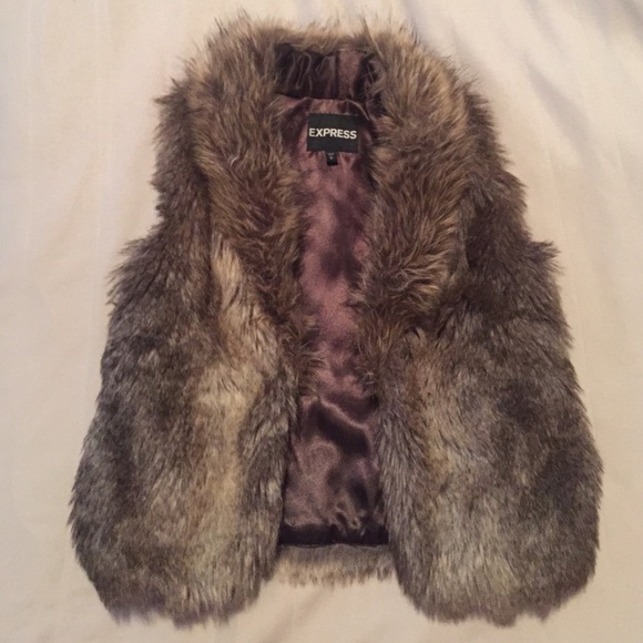 Ladies Furry Express Vest