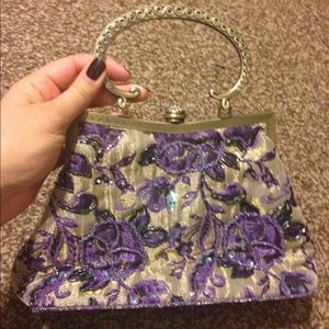 Vintage looking top handle or crossbody bag