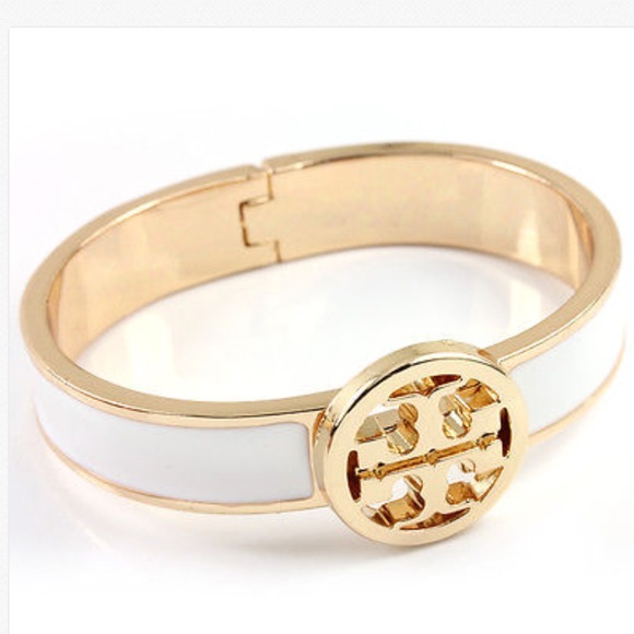 Tory Burch Jewelry - White statement bracelet