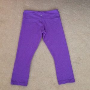 Purple lululemon Capris