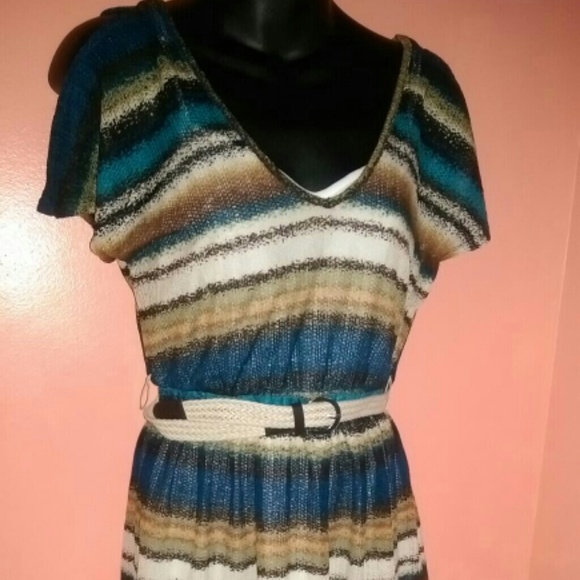 Native Style Short Dress - Picture 2 of 3
