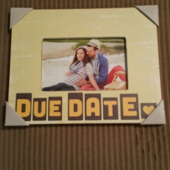 Due date picture frame..