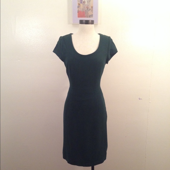 Vintage inspired green dress.
