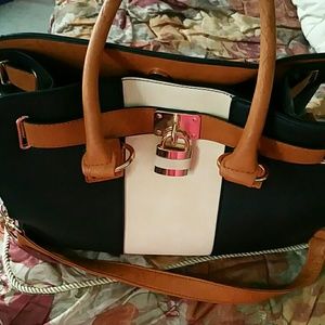 Cute brown and black bag