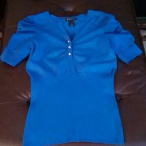 INC royal blue top size large