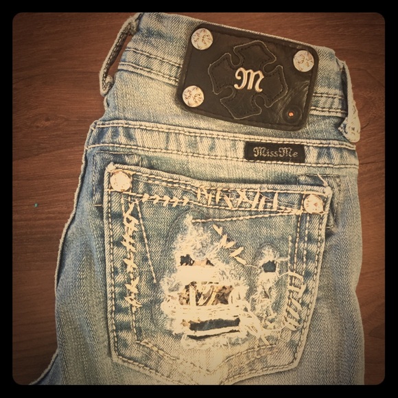🎀 Miss Me boot cut jeans size 25 🎀