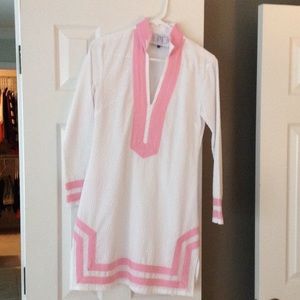 Beautiful Sail to Sable white and pink  dress