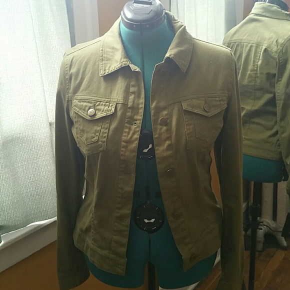 Army green Jean jacket