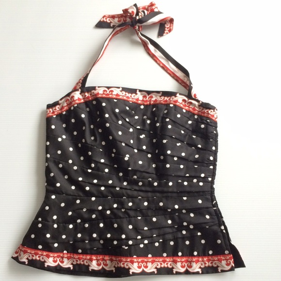 White House Black Market Tops - WHBM CORSET 100% Silk