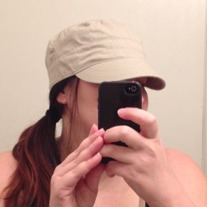 Khaki Ladies Cap/Hat