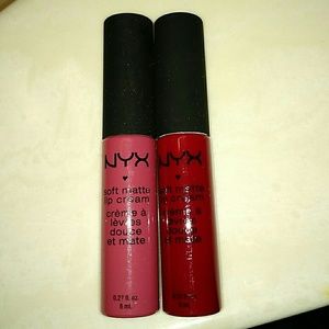 TWO NYX Soft Matte Lip Cream