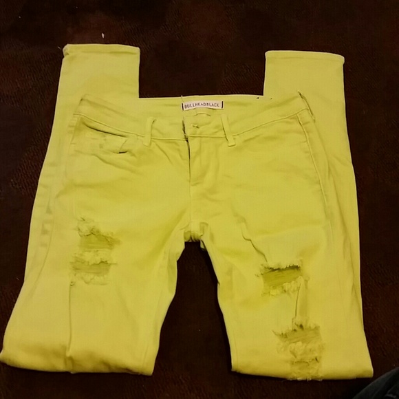 Neon Lime Green Demim - Picture 1 of 2