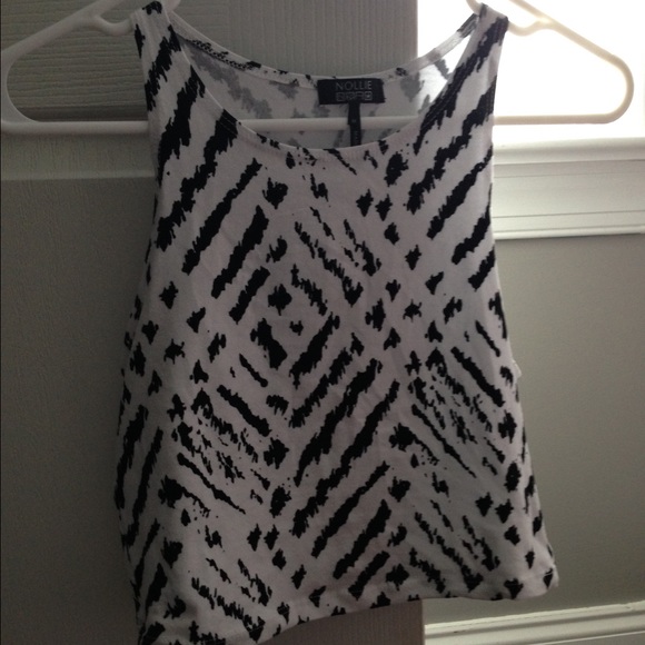 Lines Crop Top Tank - Picture 1 of 2