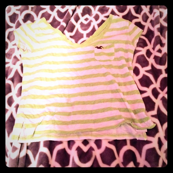 Loose Hollister striped shirt
