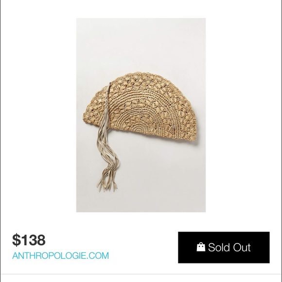 Halve maen clutch - boho