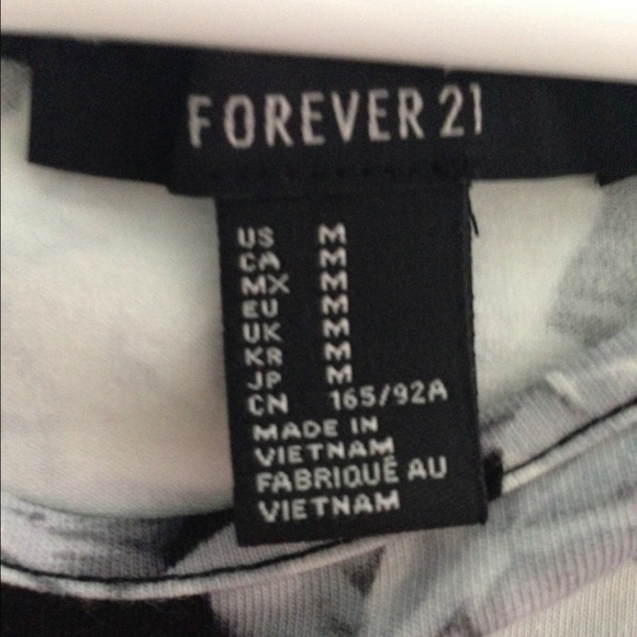 F21 Rose Long sleeve Crop top - Picture 2 of 2