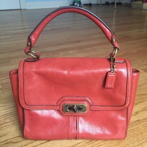 Coach handbag W 9" H 7" D 3.25"