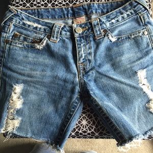 True Religion Cut Off Shorts