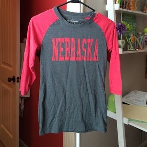 Nebraska Women's Baseball Tee
