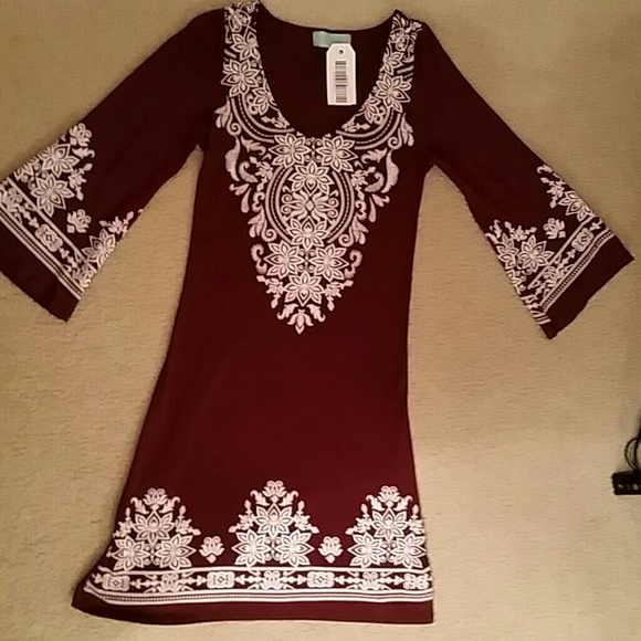 NWT maroon dress