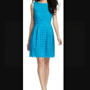 Loft diamond eyelet dress