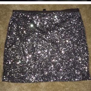 Express sequin skirt! Like new