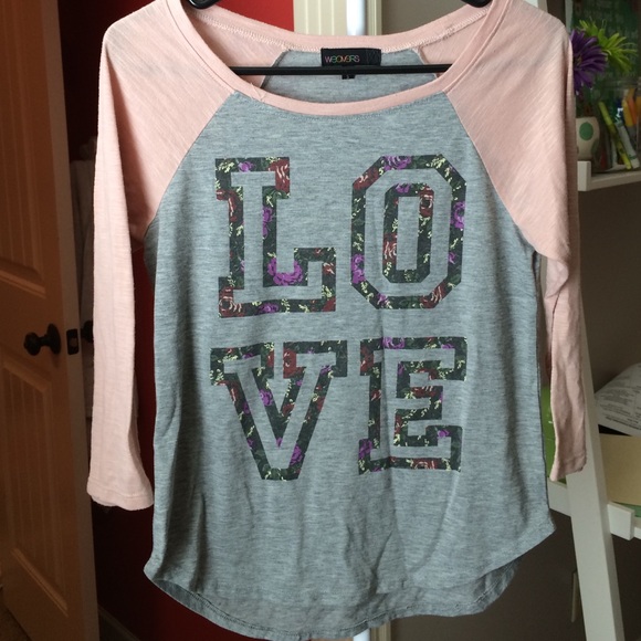 LOVE baseball tee