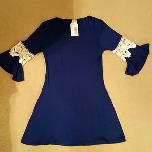 NWT blue dress tunic