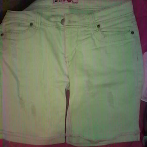 Lime green shorts