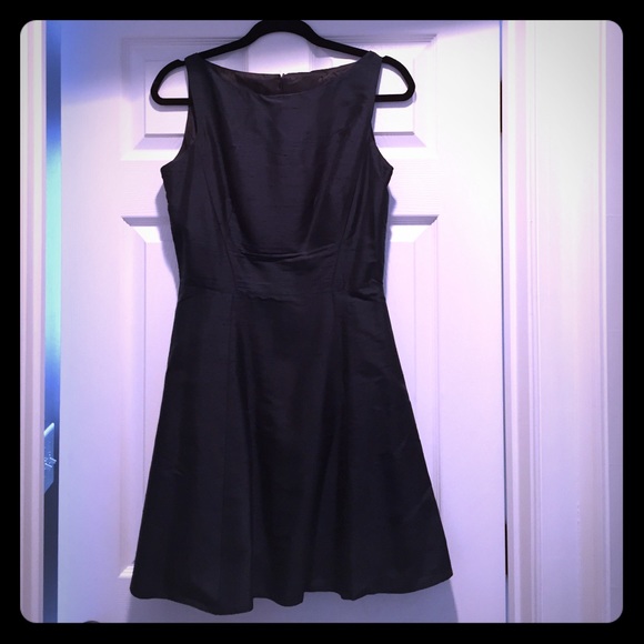 Cute navy taffeta dress