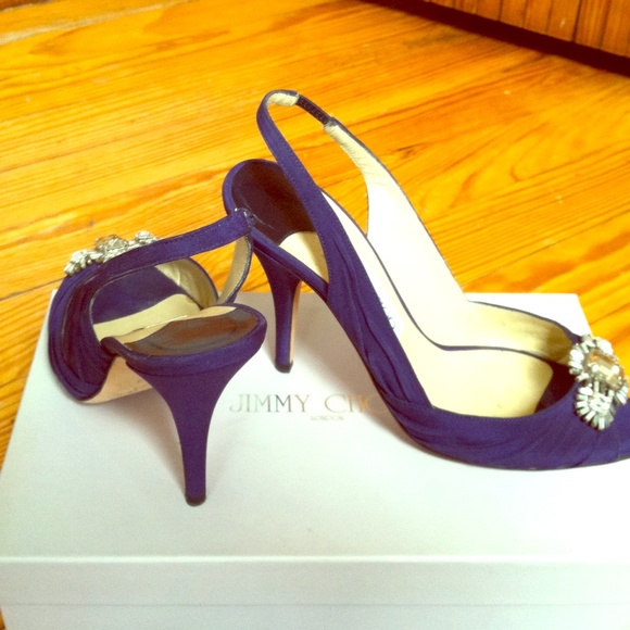 Jimmy Choo Shoes - Jimmy Choo Crystal sling backs