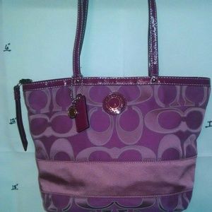 Beautiful plum colored coach