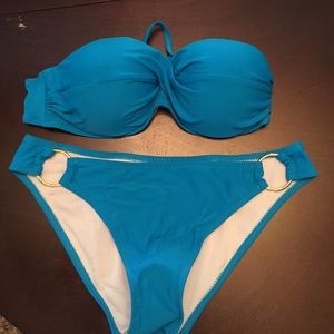 Turquoise swim suit