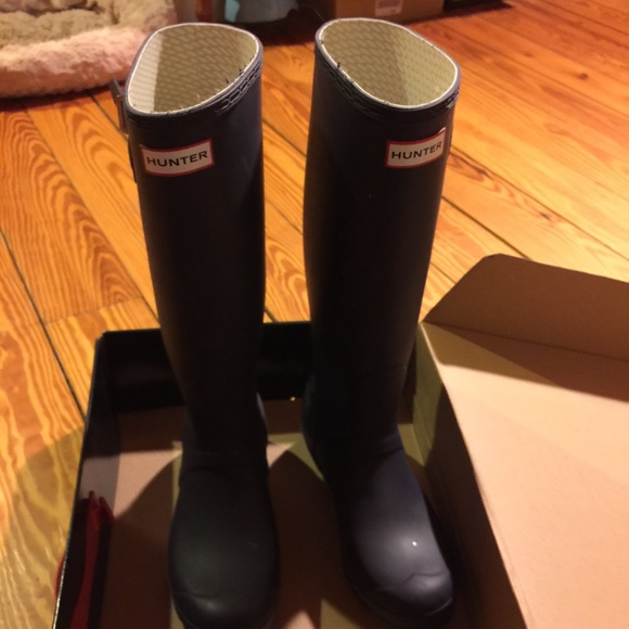 Hunter Boots - Navy blue hunter boots