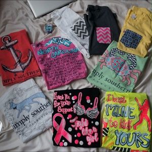 Here are the rest of the simply southern shirts!