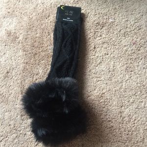 Fuzzy leg/arm warmers