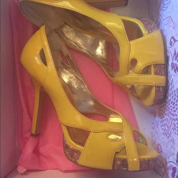 Yellow heels