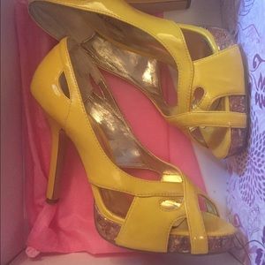 Yellow heels