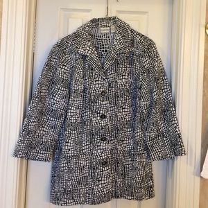 Chicos black and white jacket