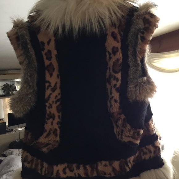 Alberto makail fox and rabbit vest fur - Picture 2 of 4