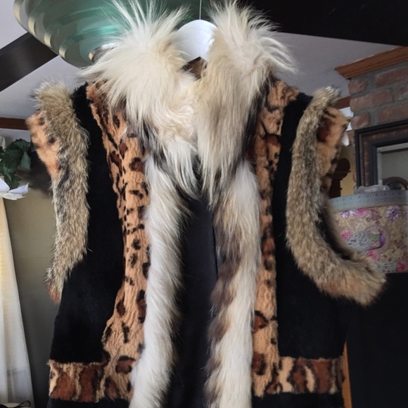 Alberto makail fox and rabbit vest fur - Picture 4 of 4