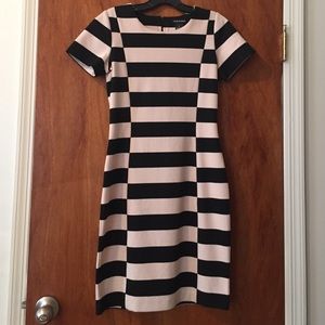 Club Monaco Michelle Striped Knit Dress