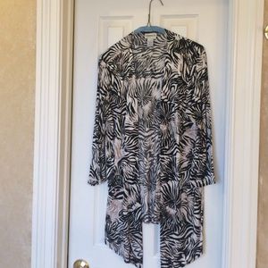 Chicos animal print duster