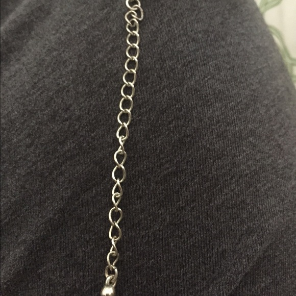 Reduced 3 strand silver necklace with beads - Picture 3 of 3